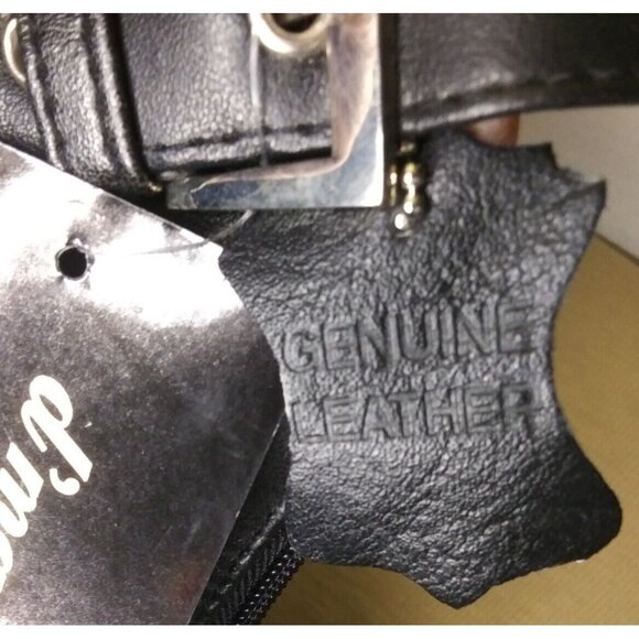 d'margeaux black leather Purse Handbag with adjustable strap  New with tags - Picture 10 of 10